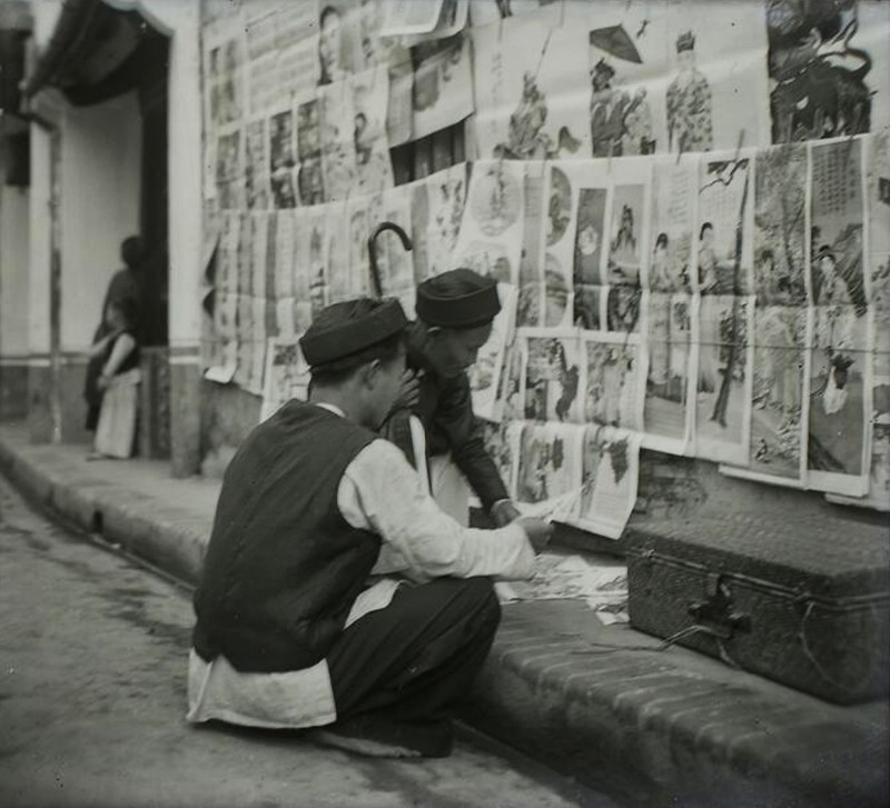 Khong khi Tet Ha Noi nam 1928 qua ong kinh nguoi Phap