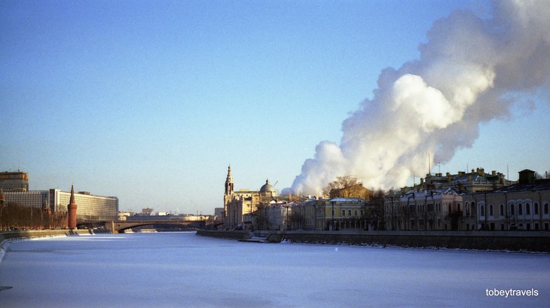 Chum anh Thu do Moscow cua Nga trang le nam 1986