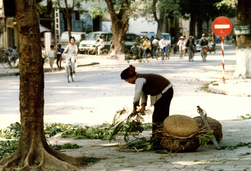 Loat anh sinh dong ve cuoc muu sinh tren he pho Ha Noi nam 1990-Hinh-11