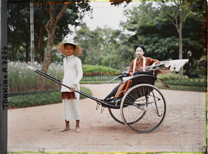 Loat anh mau ve nguoi dep Ha Noi nam 1915 qua ong kinh nguoi Phap-Hinh-9