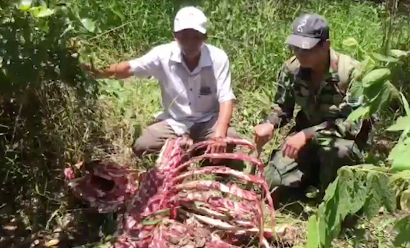 Nhom “lam tac” xe thit bo tot, dung binh xit hoi cay tan cong kiem lam