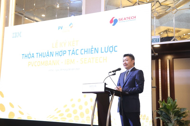 PVcomBank ky thoa thuan hop tac chien luoc voi IBM va SEATECH-Hinh-2