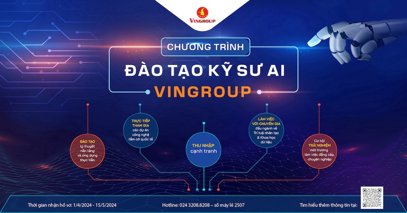 Vinbigdata tuyen sinh chuong trinh dao tao ky su AI mua 5 - 2024