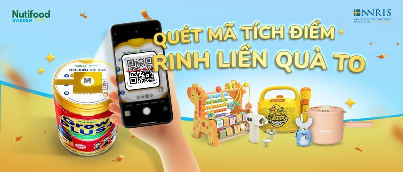 Mua sua bot cua Nutifood de suu tap bo qua tang “sieu tien loi”