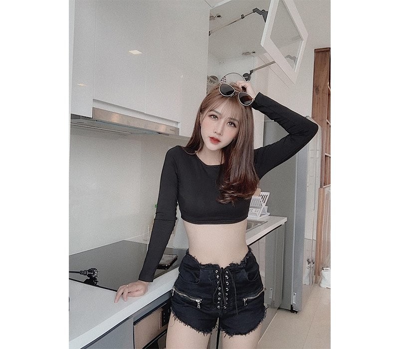 Dan tinh ngay ngat voi duong cong nong bong cua hotgirl Tuyen Quang-Hinh-9