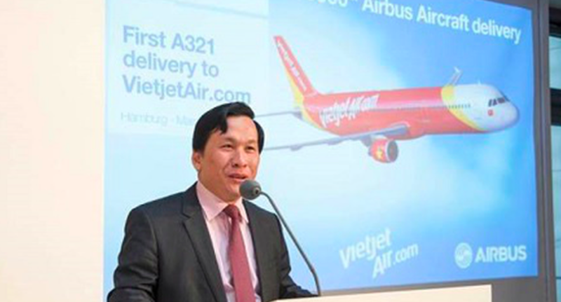 Vietjet mien nhiem chuc Giam doc dieu hanh voi ong Luu Duc Khanh