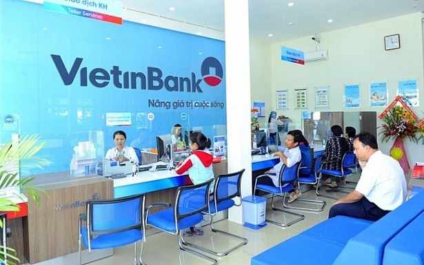 Loi nhuan giam, no xau tang vot, co phieu VietinBank lai di len