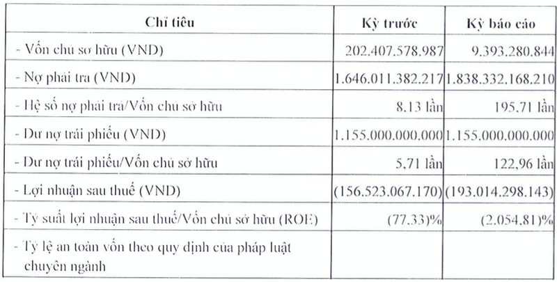 Bi an Revital Viet Nam: Lai thua lo 193 ty, du no trai phieu 1.155 ty