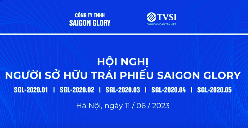 Vi sao trai chu 5.000 ty trai phieu Saigon Glory khong 'man ma' den dam phan?