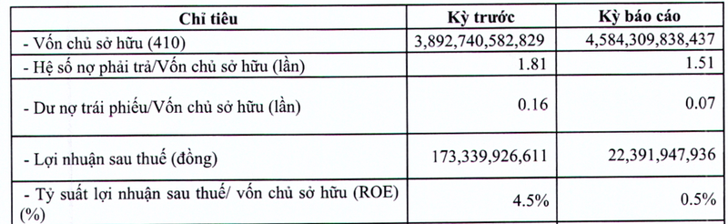 Vissai Ninh Binh ganh 6.900 ty no phai tra, loi nhuan 6 thang lao doc 87%