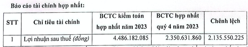 Loat van de tai bao cao kiem toan 2023 cua Dai Viet Group DVG do ke toan