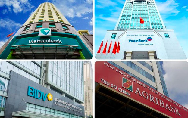 Ket qua kinh doanh day bat ngo cua 'Big4' Agribank, BIDV, Vietcombank va VietinBank