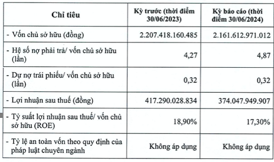 Tong Cty Dong Bac lai 6 thang sut ve 374 ty, no phai tra hon 11.700 ty