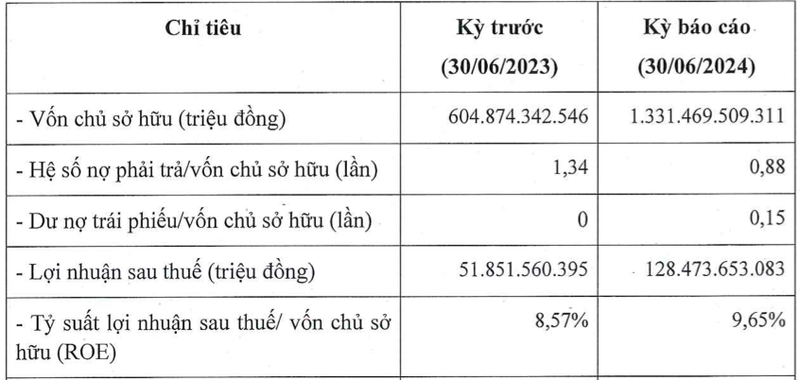 Tecomen lien quan den Karofi lai dot bien 128 ty, ROE 9,6%