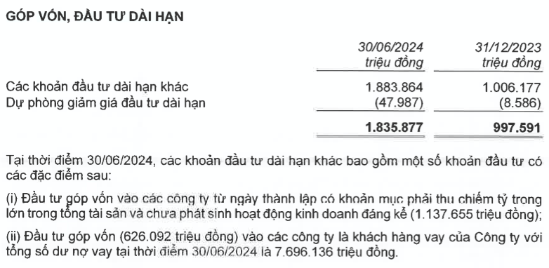 EVNFinance co 2 khoan muc khong chac chan ve loi ich kinh te thu duoc