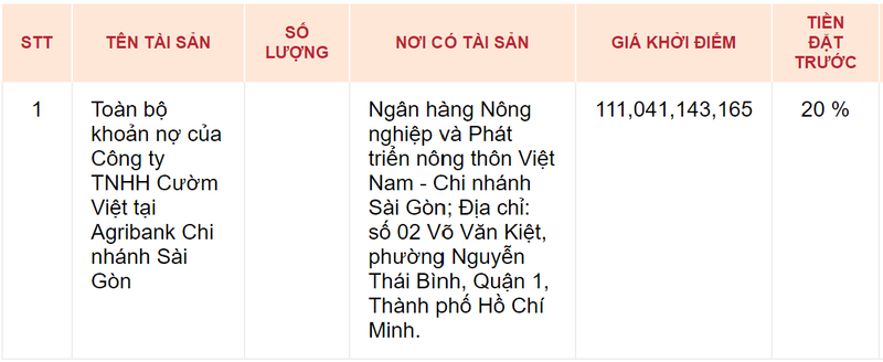 Dau gia khoan no 111 ty the chap 18 lo dat cua Cuom Viet