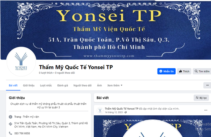 Dinh chi hoat dong kham, chua benh tai Tham my Quoc te Yonsei TP