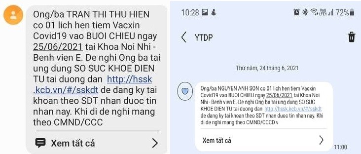 Quy trinh to chuc tiem vaccine COVID-19 o Benh vien E