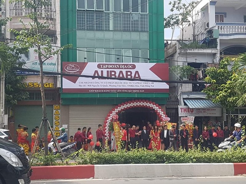 Cong ty Alibaba ngang nhien khai truong van phong trai phep o Dong Nai