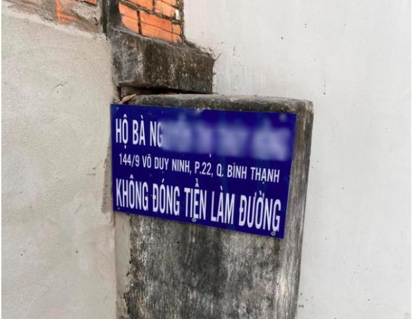 Chinh quyen len tieng vu ho dan o Sai Gon bi beu ten vi khong dong 3 trieu lam duong