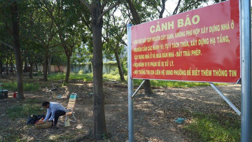 Canh bao tinh trang phan lo, ban nen tren dat quy hoach duong xe lua