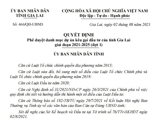 Gia Lai tim chu dau tu loat du an bat dong san