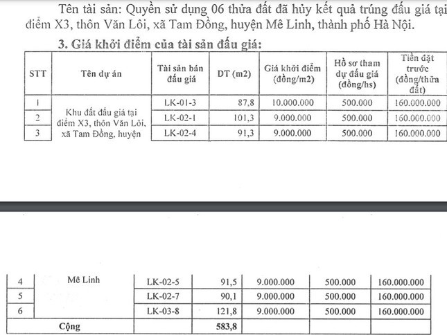 Vi sao Ha Noi dau gia lai hang loat lo dat lien ke voi gia khoi diem 9 trieu dong/m2?