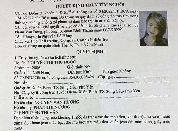 Thong tin moi nhat vu thieu nu mat tich khi vao TP HCM xin viec-Hinh-2