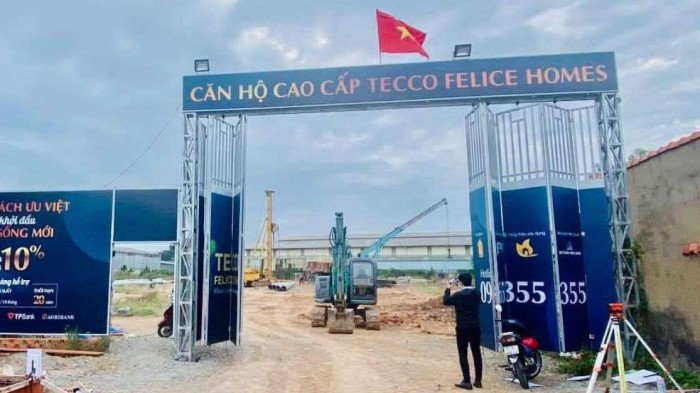 Tu y dat ten du an la Can ho cao cap Tecco Felice Homes, An Phu Land bi phat