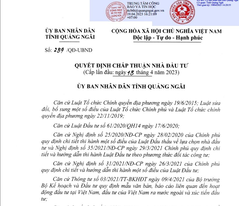 Quang Ngai tim duoc nha dau tu cho khu do thi hon 1.815 ty dong