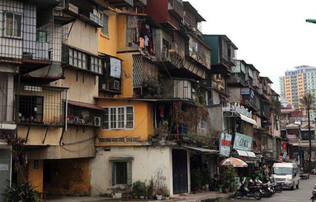 Nhung ong lon bat dong san nao tham gia cai tao 'mo vang' chung cu tap the cu o Ha Noi?