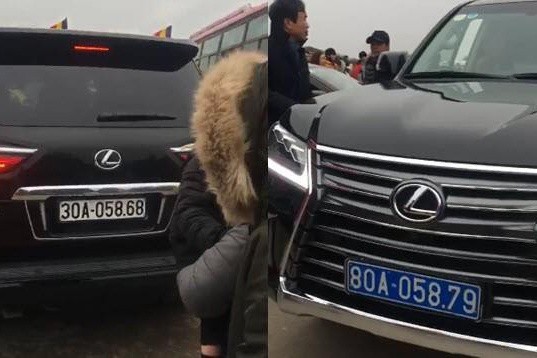 Chu nhan xe sang Lexus mang 2 bien xanh - trang tai chua Tam Chuc la ai?