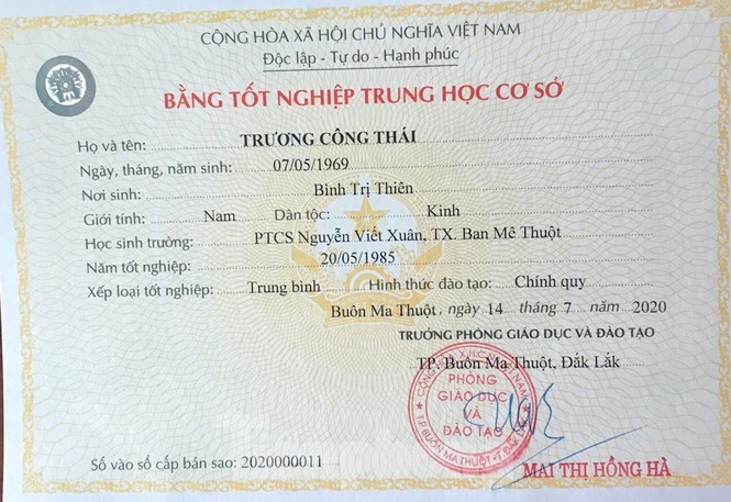 Chu tich TP Buon Ma Thuot ly giai tin khong co bang cap 2