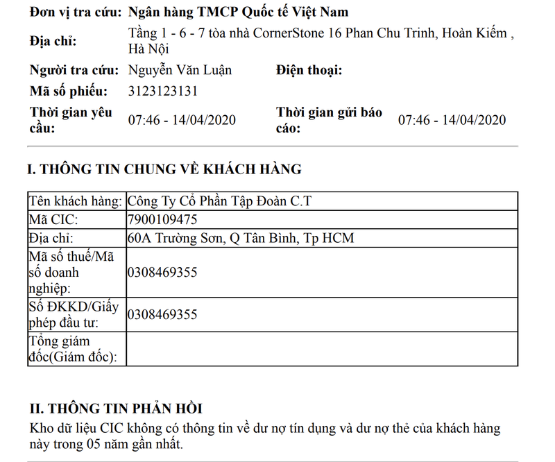 C.T Group no 'khung' bao nhieu?