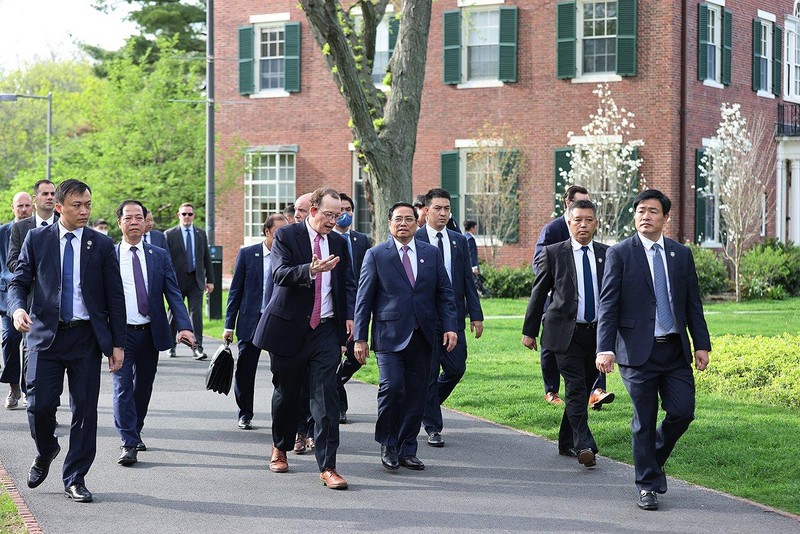 Hai gio cua Thu tuong Pham Minh Chinh tai Dai hoc Harvard