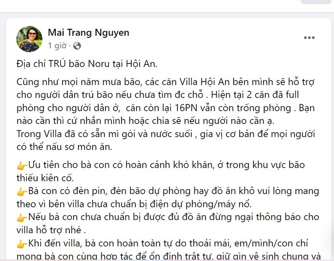 Nhieu khu nghi duong cao cap, villa o Quang Nam don nguoi dan tranh bao Noru