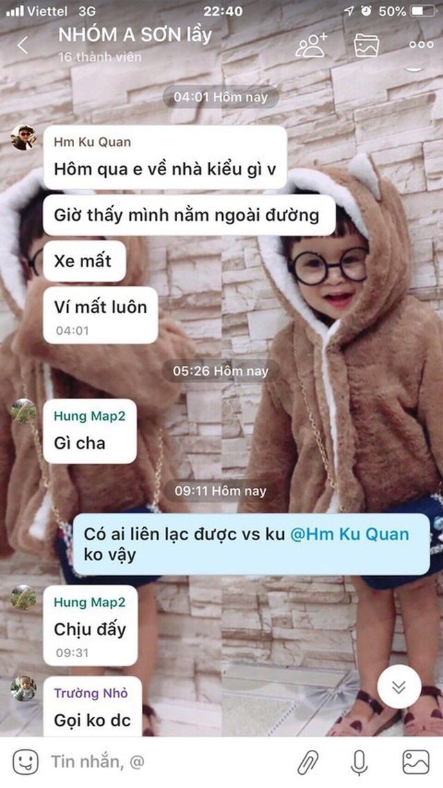 Ron nguoi tin nhan cua nam thanh nien truoc khi phat hien chet duoi song Sai Gon