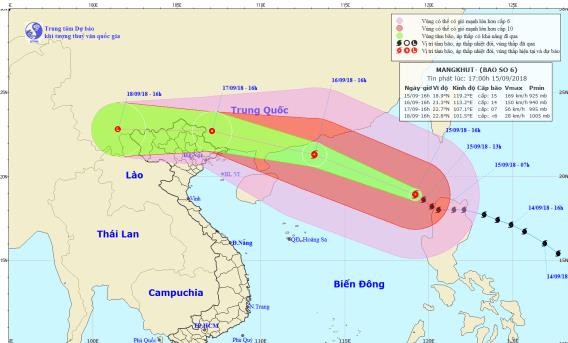 Cong dien cua Thu tuong chi dao ung pho khan cap bao Mangkhut