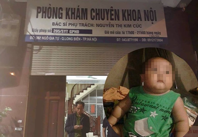 Be trai tu vong sau khi truyen dich o phong kham chuyen khoa noi