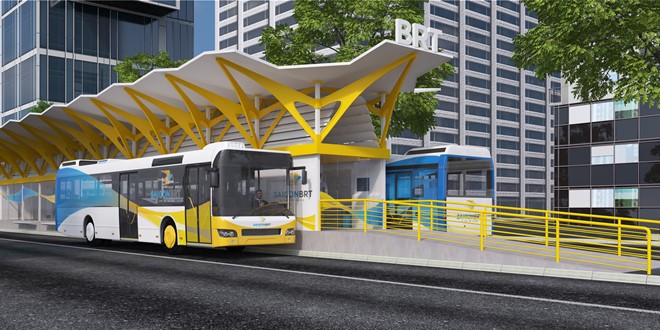 Dung trien khai tuyen buyt nhanh BRT so 1 o TP HCM