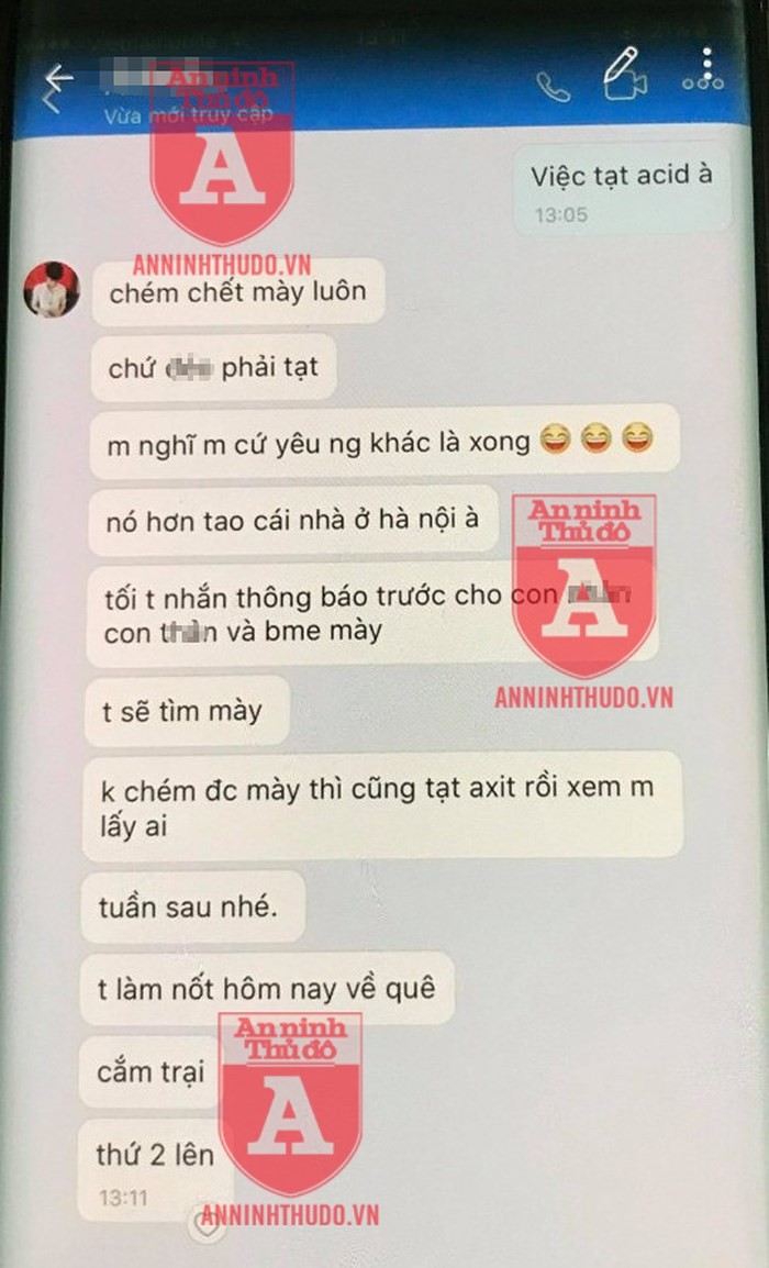 He lo tin nhan cua ke cuong ghen truoc khi dam guc nguoi yeu cu