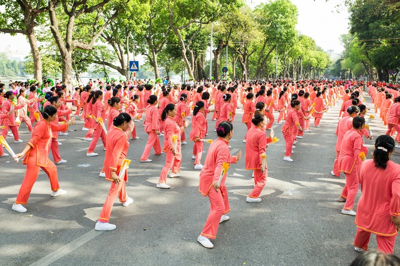 Vinamilk SurePrevent dong hanh cung phong trao suc khoe nguoi cao tuoi Ha Noi