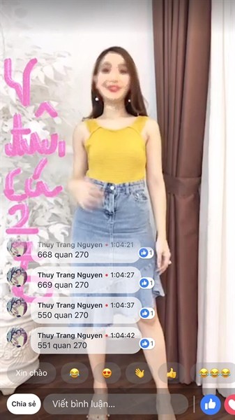 Nghe nguoi mau​ ban hang online: Xu huong moi cho gioi tre