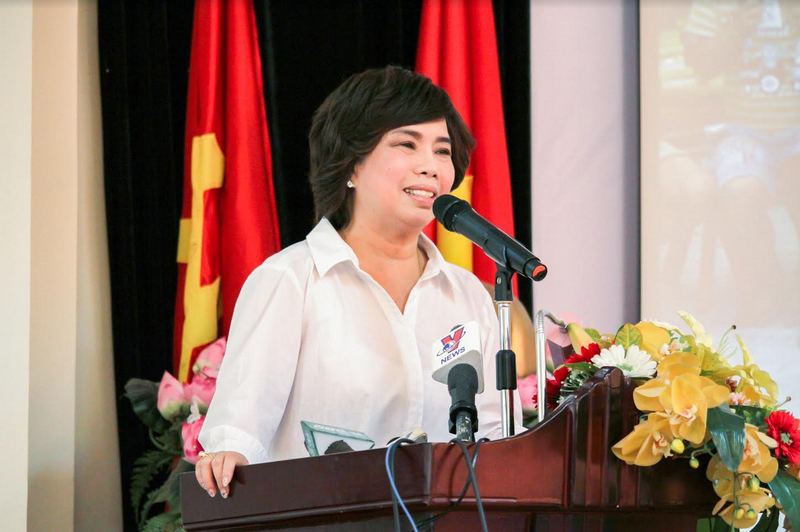 Doanh nhân Thái Hương và cuộc cách mạng về sữa học đường Doanh nhan Thai Huong va cuoc cach mang ve sua hoc duong