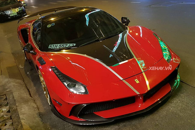 Sieu xe Ferrari 488 GTB do Mansory doc nhat vo nhi o Viet Nam