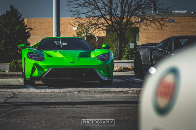 Sieu xe Ford GT cuc ngau voi mau son Lamborghini Huracan-Hinh-8