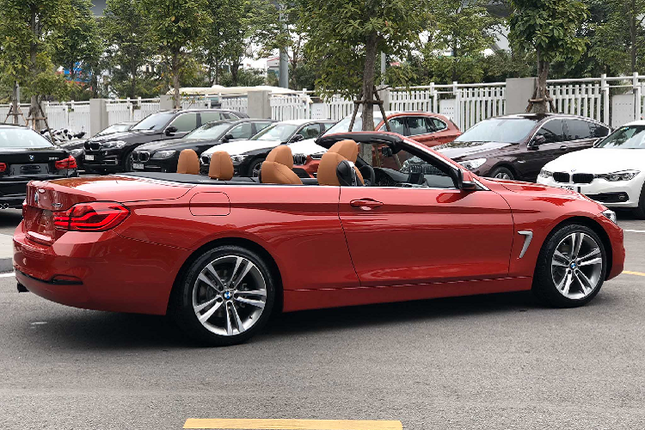 Soi xe sang BMW 420i Convertible duoi 3 ty dong tai Viet Nam-Hinh-3