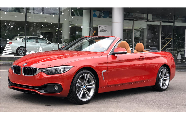 Soi xe sang BMW 420i Convertible duoi 3 ty dong tai Viet Nam