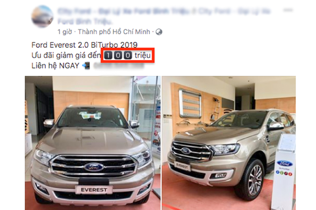 Sau Fortuner, den luot Ford Everest giam toi 100 trieu tai Viet Nam-Hinh-2