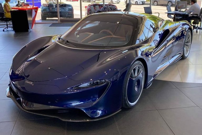 Xem sieu xe McLaren Speedtail hybrid dau tien tai My